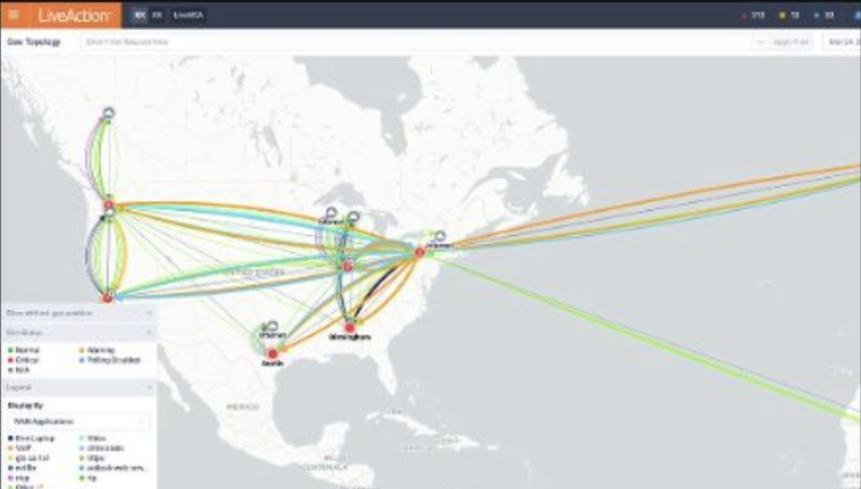 LiveNX Geo Topology